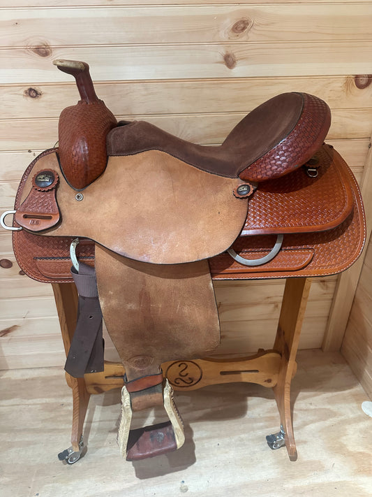 16” Tex Tan Hereford Team Roper Western Saddle Model PT4-110785