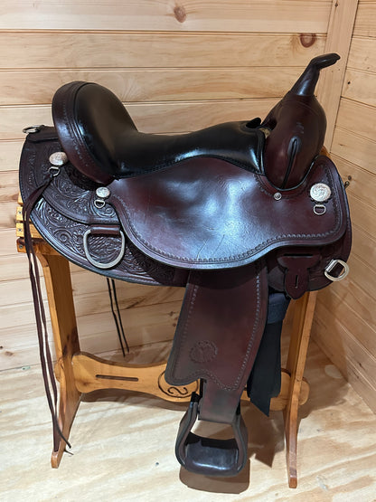 16” Circle Y Cottonwood Flex2 Western Trail Saddle Model 2361