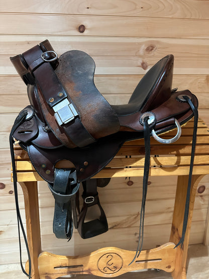 16.5” Allegany Mountain Saddlery Western Trail Saddle