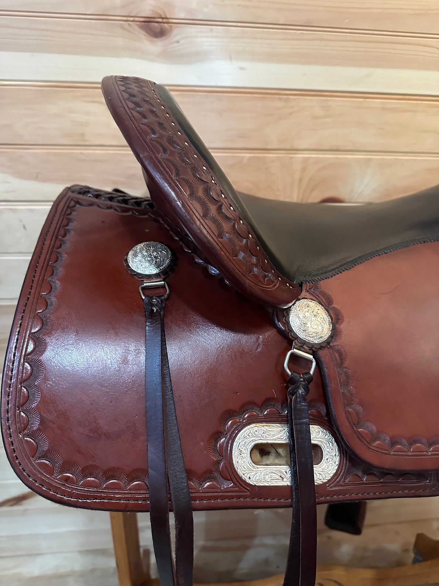 17” Billy Cook CJ Trail Sulphur,OK Western Saddle Model 1537