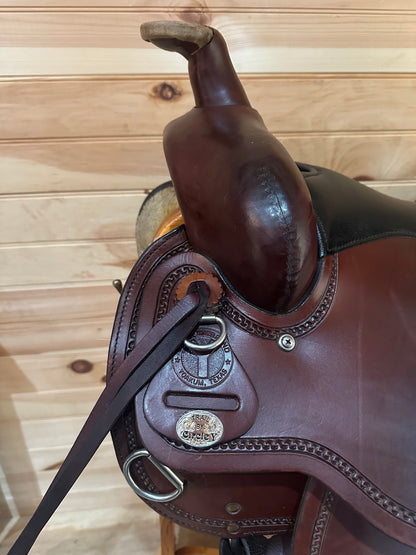 17” Circle Y Draft Western Trail Saddle Model 2177