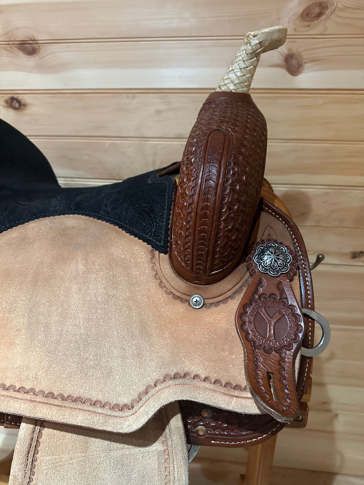14.5” Circle Y Sabine Barrel Racing Saddle Model 2201
