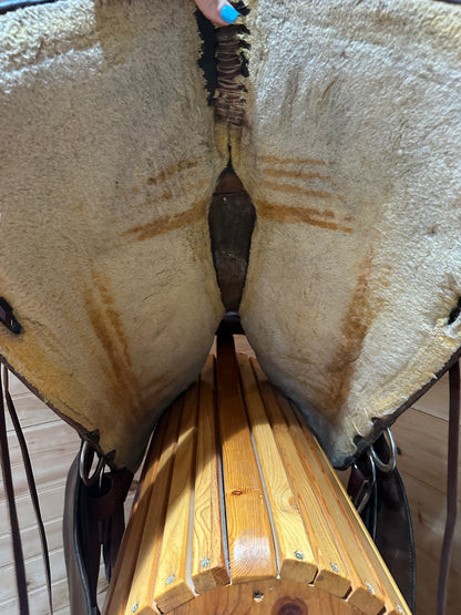 17” Circle Y Topeka Flex-Lite Western Trail Saddle Model 1551