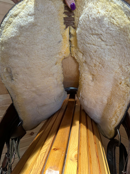 15” Circle Y Barrel Racing Saddle Model 3044