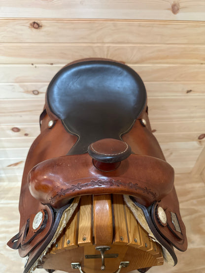 16” Big Horn Flex Western Trail Saddle Model 1653