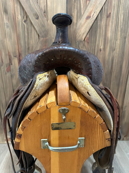 15” Circle Y Martha Josey Barrel Racing Saddle Model 3575