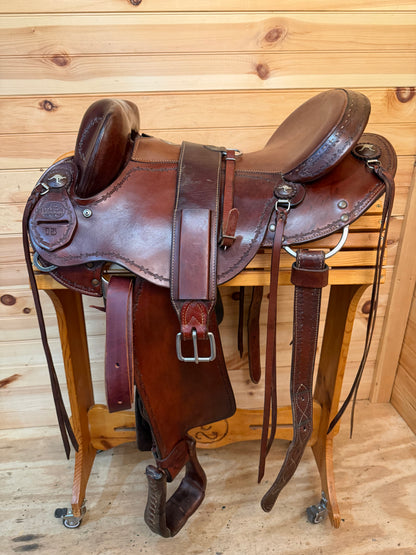 15” Clinton Anderson Aussie Stock Saddle by Martin Saddlery
