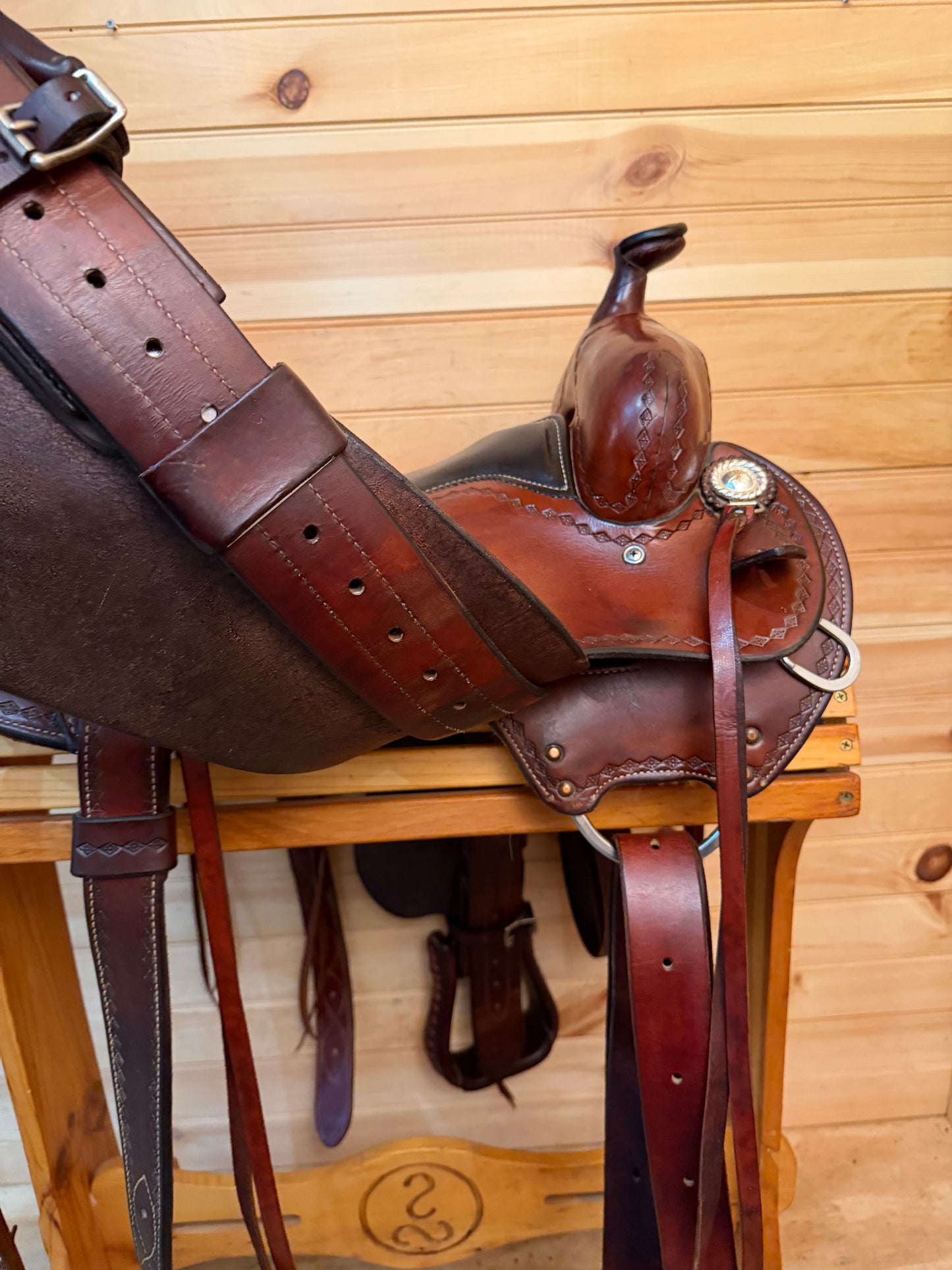 16” Cashel Round Skirt by Martin Saddlery Western Trail Saddle