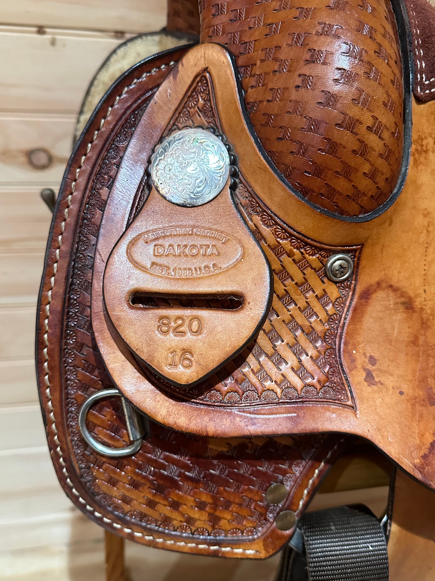 16” Dakota Reiner Western Saddle Model 820