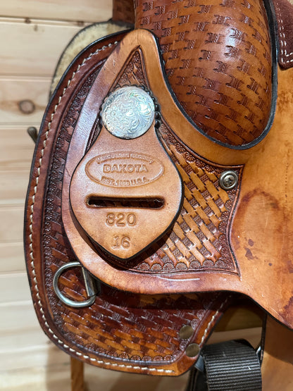 16” Dakota Reiner Western Saddle Model 820