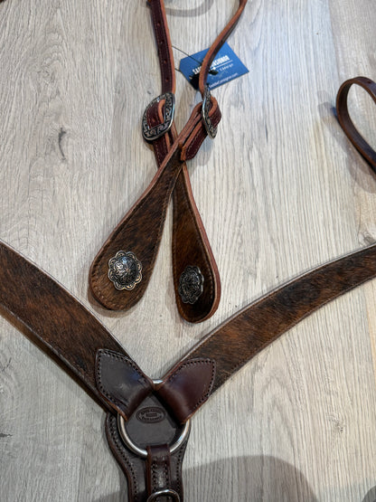 Jeremiah Watt Cowhide Breast Collar – Premium Amish Leather by Spur Creek Tack