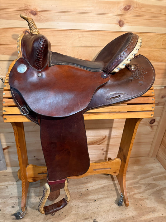 15” Southern RE Bear-Trap Barrel Racing Western Saddle