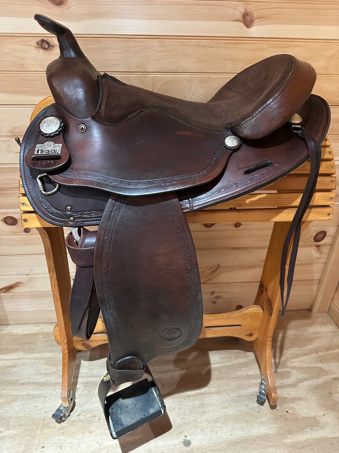 16” Big Horn Haflinger Western Trail Saddle Model 1579