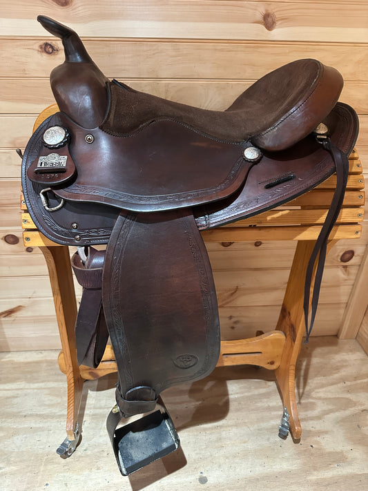 16” Big Horn Haflinger Western Trail Saddle Model 1579