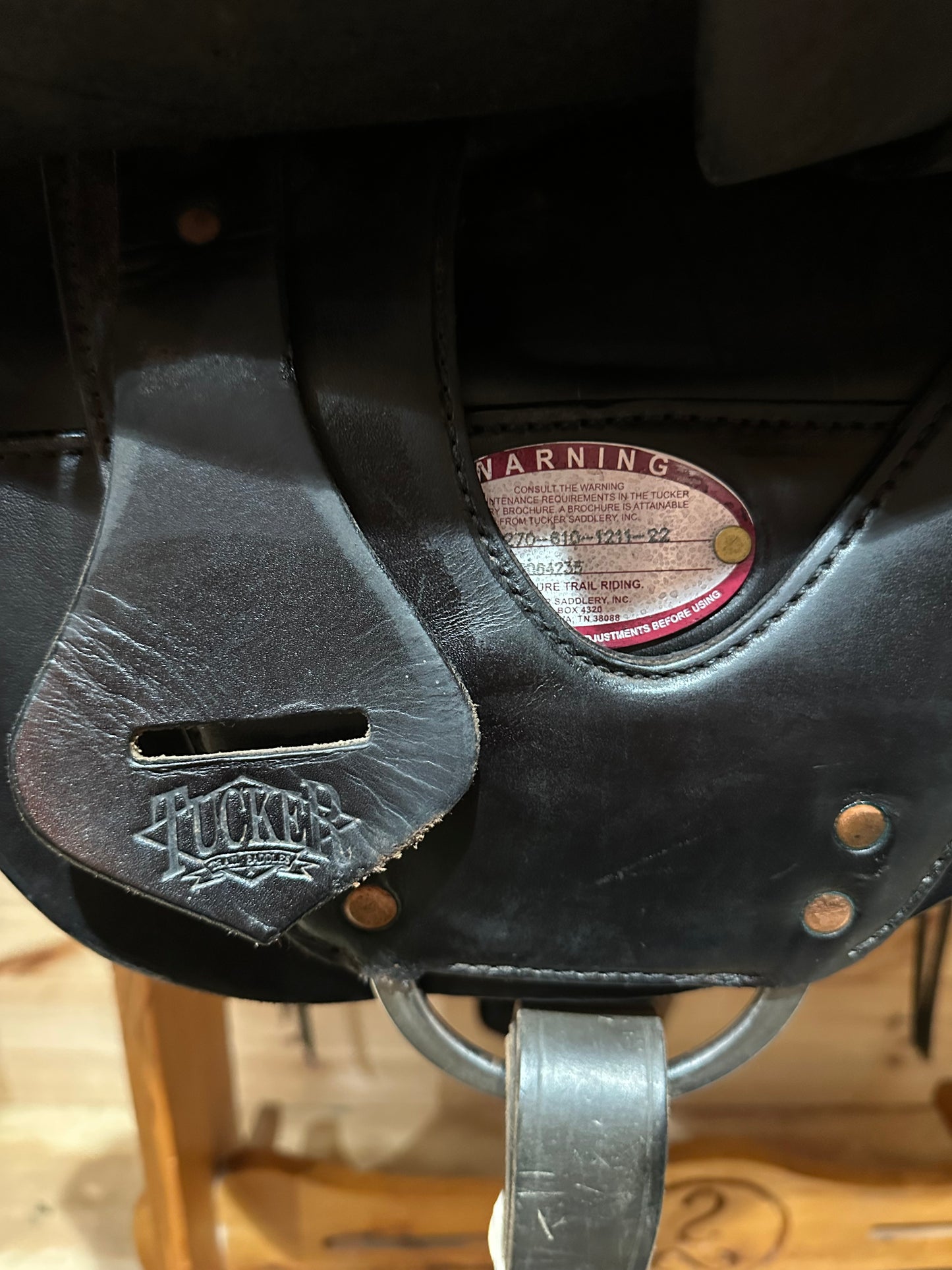 16.5” Tucker Buffalo Trail Western Saddle Model 270