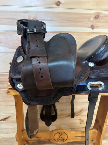 15” Circle Y Arabian Trail Saddle Model 2141