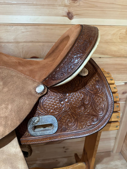 15” Circle Y Proven Barrel Racing Western Saddle