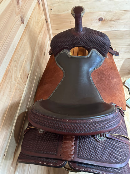 16” Diamond K Saddlery Ranch Roper Western Saddle