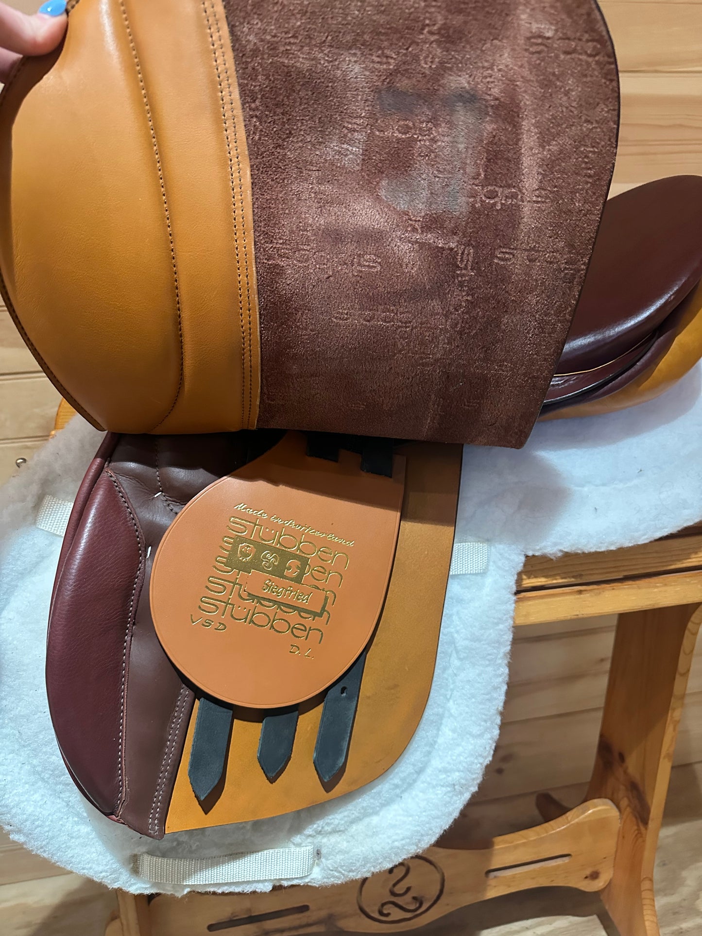 18.5” Stubben Siegfried VSD D.L. All Purpose Saddle