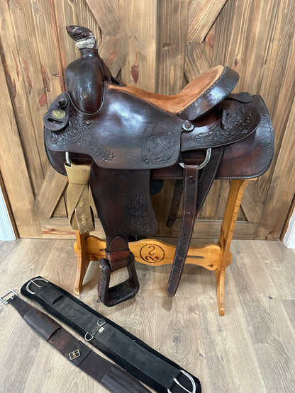 16.5” Crates Roping Saddle Model 422