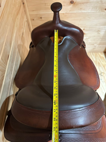 17” Big Horn Deluxe Equi-fit Flex Western Trail Saddle Model 1655