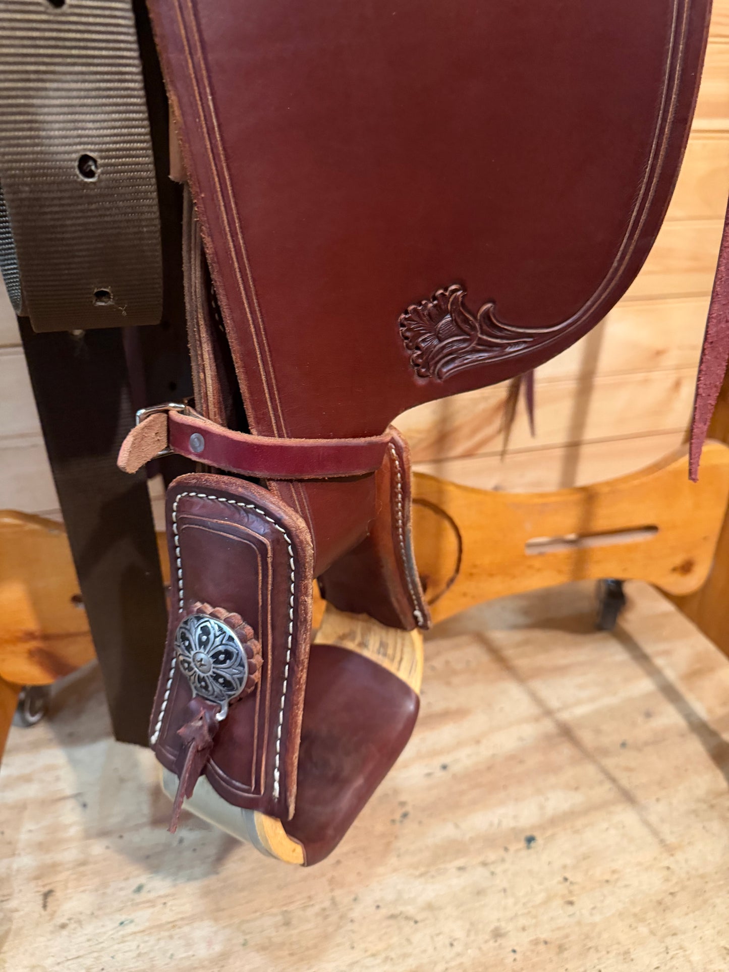 15.5” RW Bowman Will Rogers Model Western Trail Saddle
