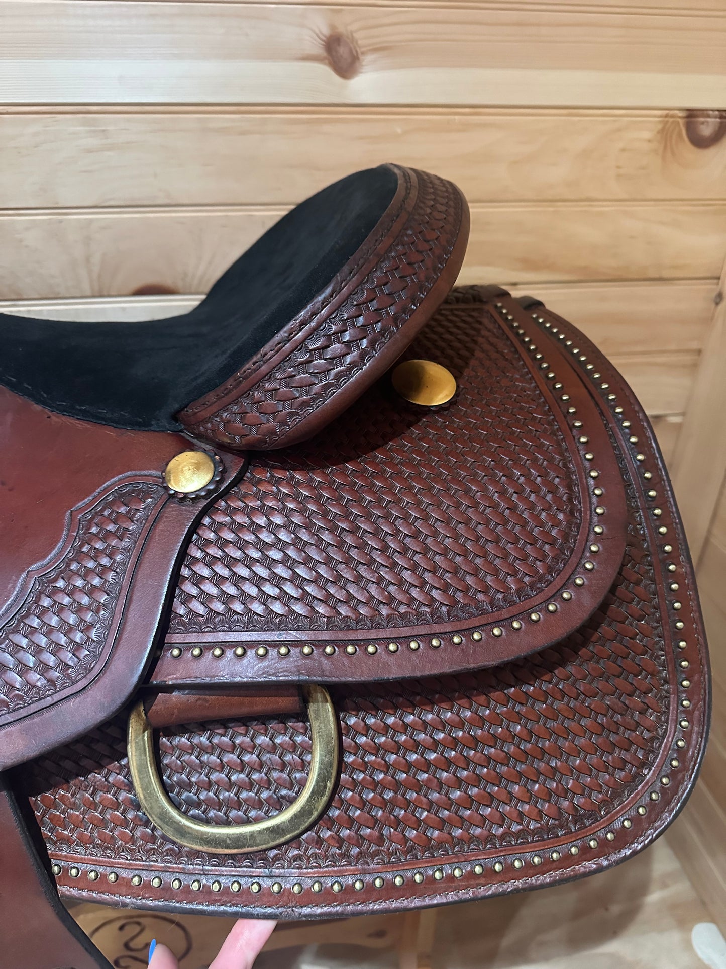 16” Tex Tan Hereford Reining Western Saddle Model 08-1283S6