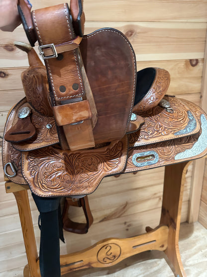 14” Circle Y Youth Western Show Saddle Model 3674