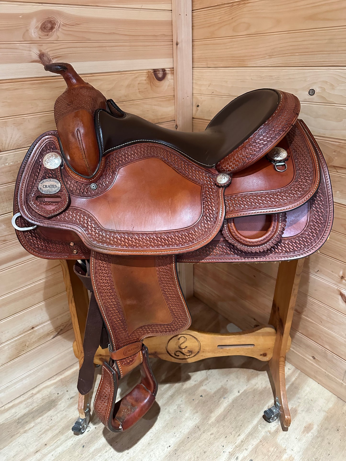 15.5” Crates Equi-Fit Ladies Reiner Western Saddle Model 4522-3