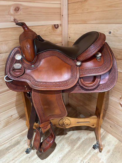 15.5” Crates Equi-Fit Ladies Reiner Western Saddle Model 4522-3