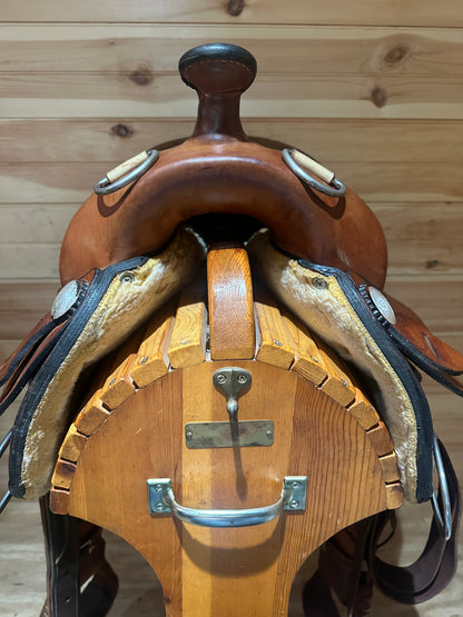16.5” Rocking R Western Work Training Saddle