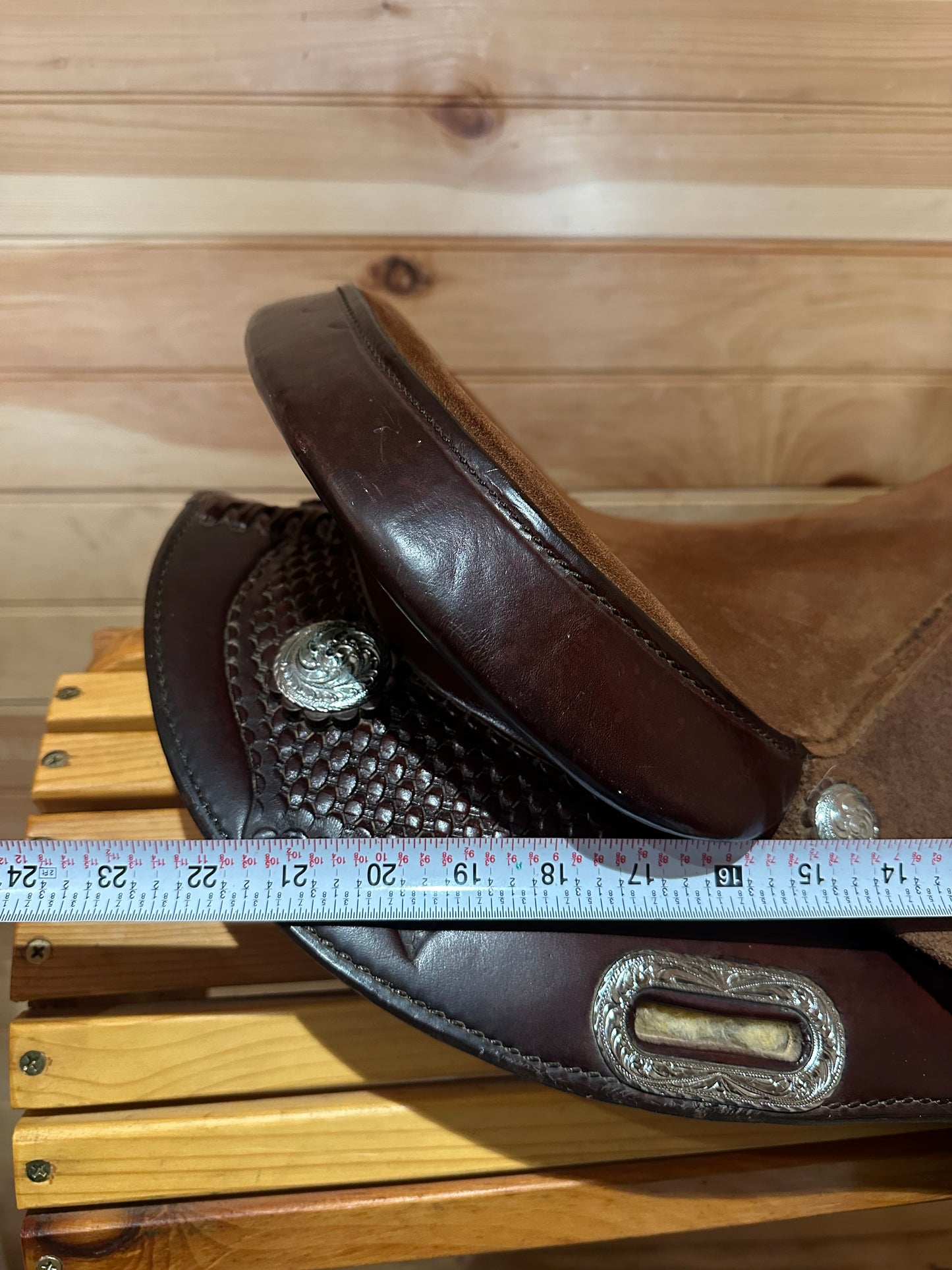 15” Circle Y Barrel Racing Saddle Model 3044