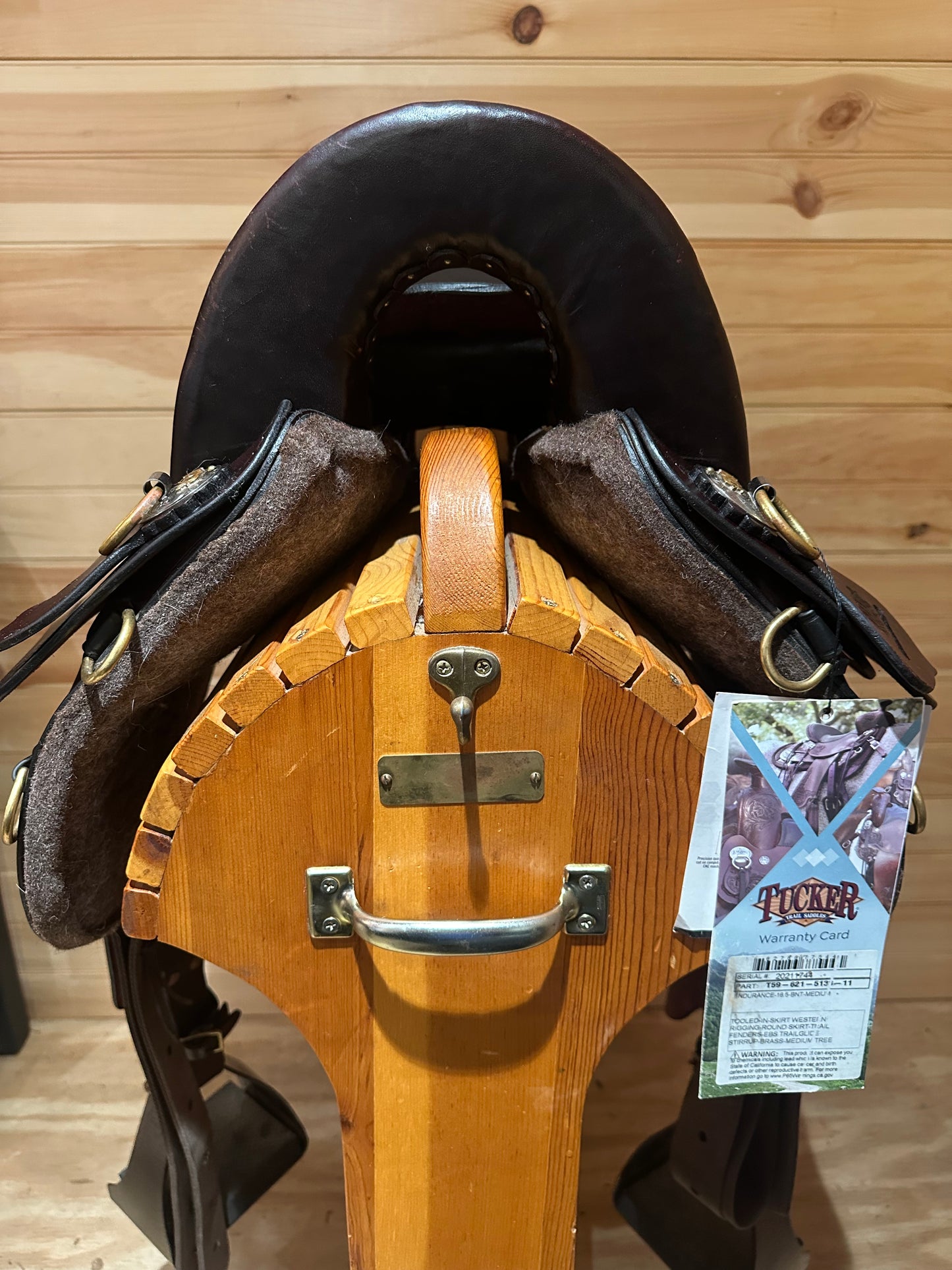 16.5” Tucker Classic Endurance Trail Saddle Model T59