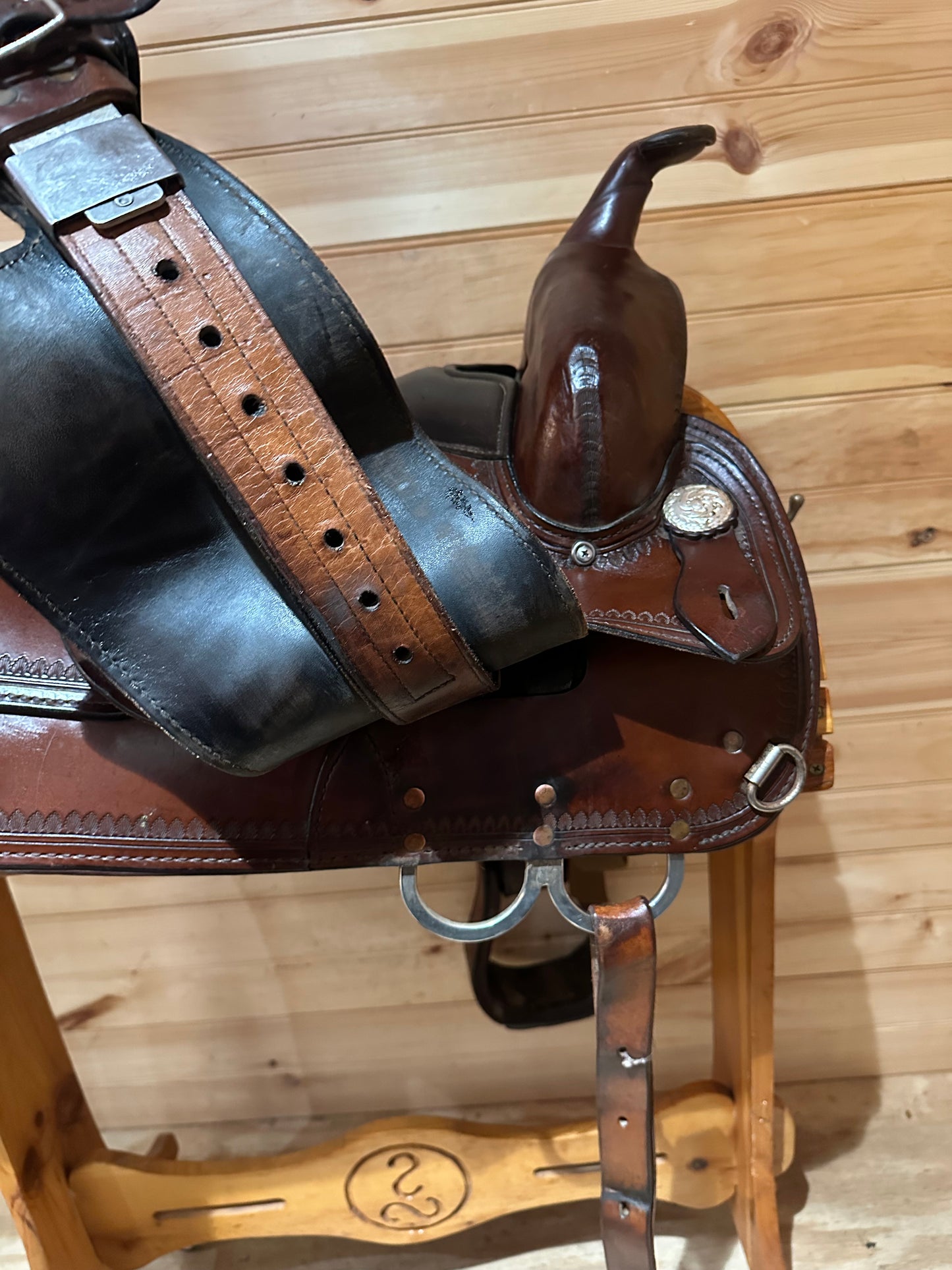 16” Circle Y Topeka Flex-Lite Western Trail Saddle Model 1551