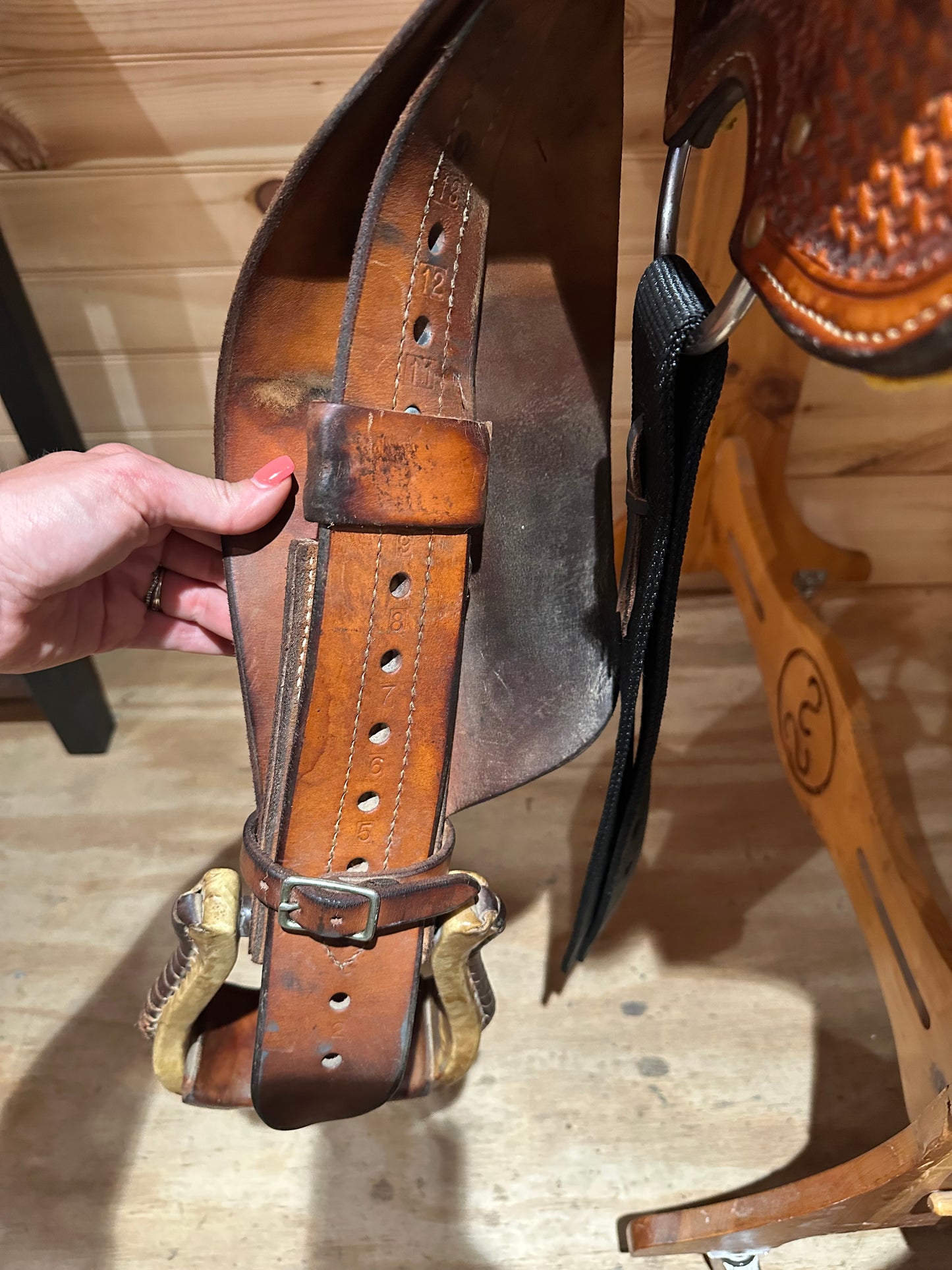 15” Billy Cook Maker Sulphur,OK Barrel Racing Saddle Model 1901