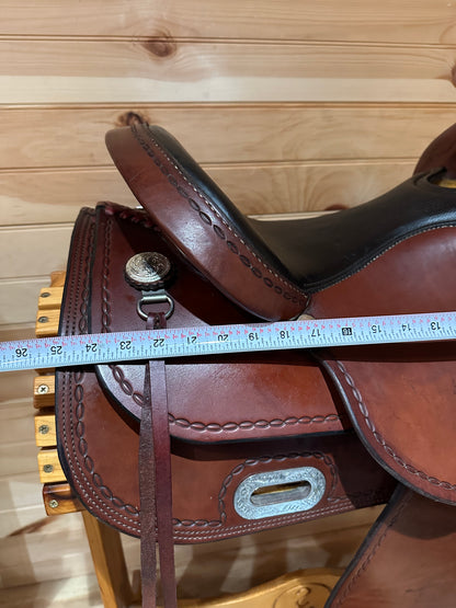 15” Double C Saddlery Western Trail Saddle Model CP 1308 03