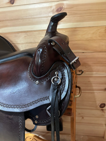16” Dixieland Gaited Western Trail Saddle