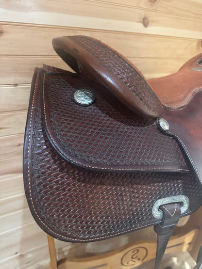 16” Billy Cook Maker Reiner Western Saddle Model 932