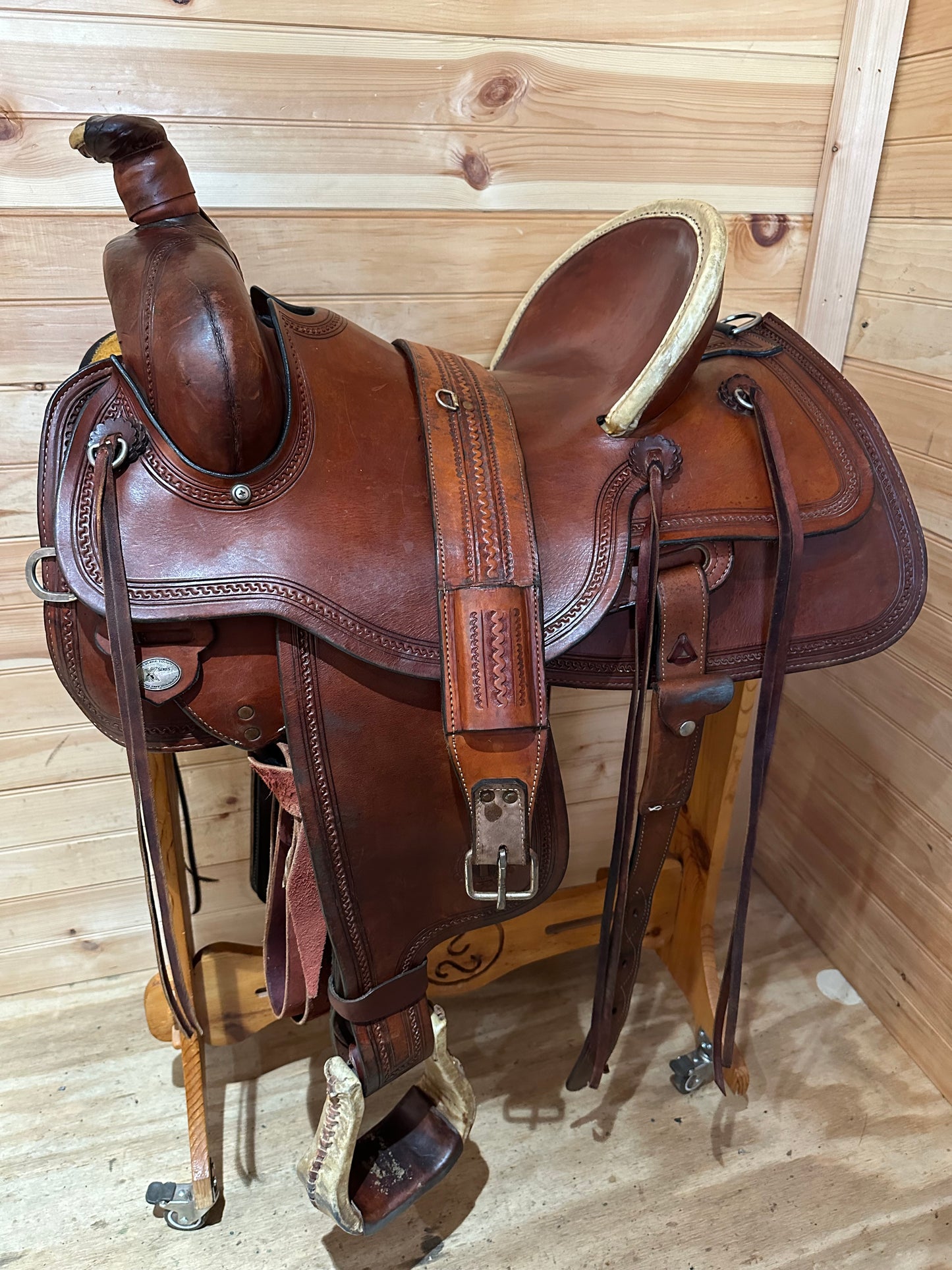 16” Circle Y All-Around Ranch Roper Western Saddle Model 1124