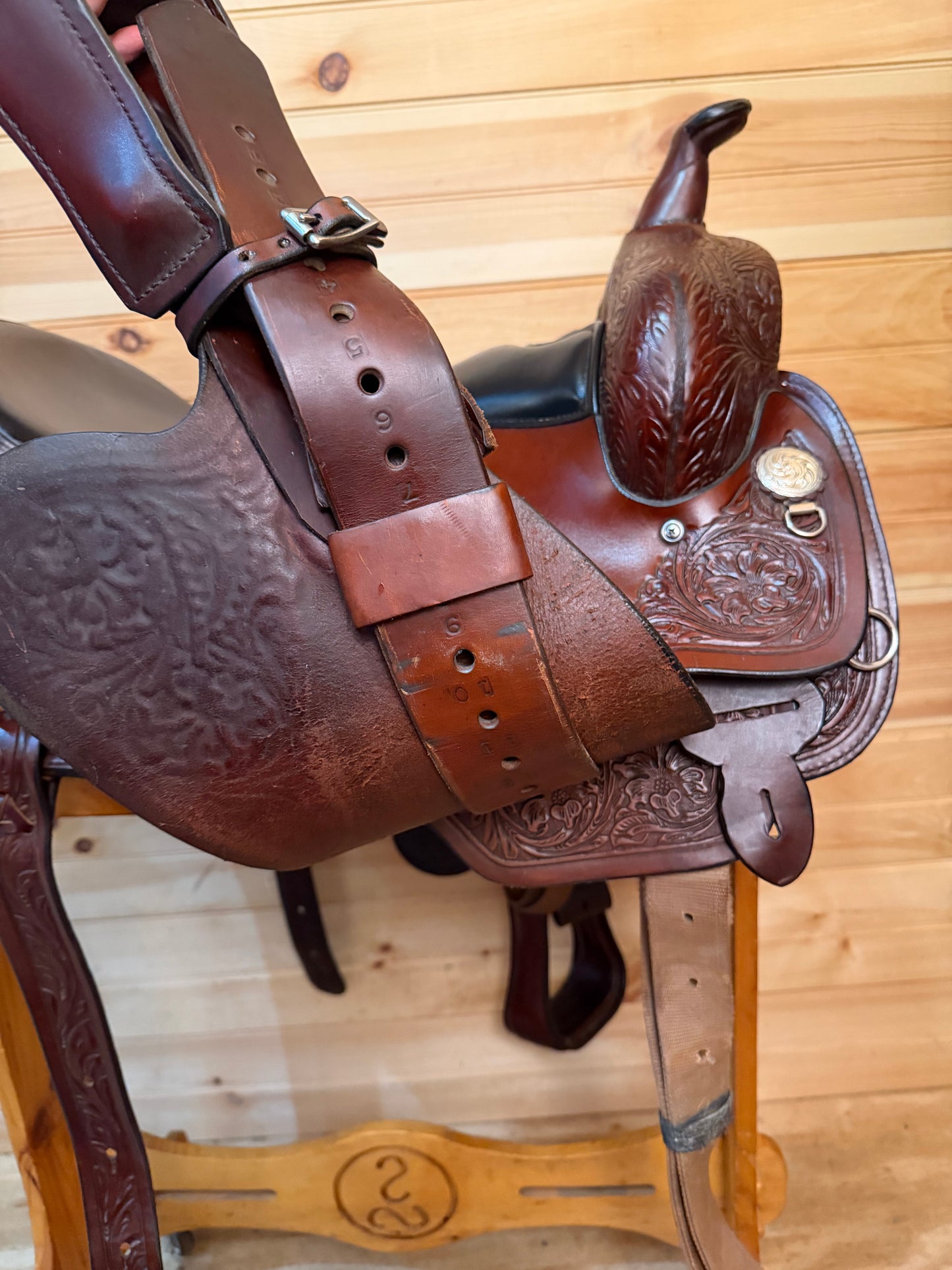 18” Circle Y Houston Western Trail Saddle Model 2610