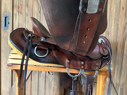 16” Liberty Bell Gaited Western Trail Saddle