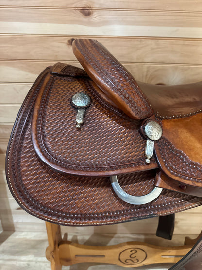 16” Billy Cook Classic Reiner Sulphur OK Western Saddle Model 6005