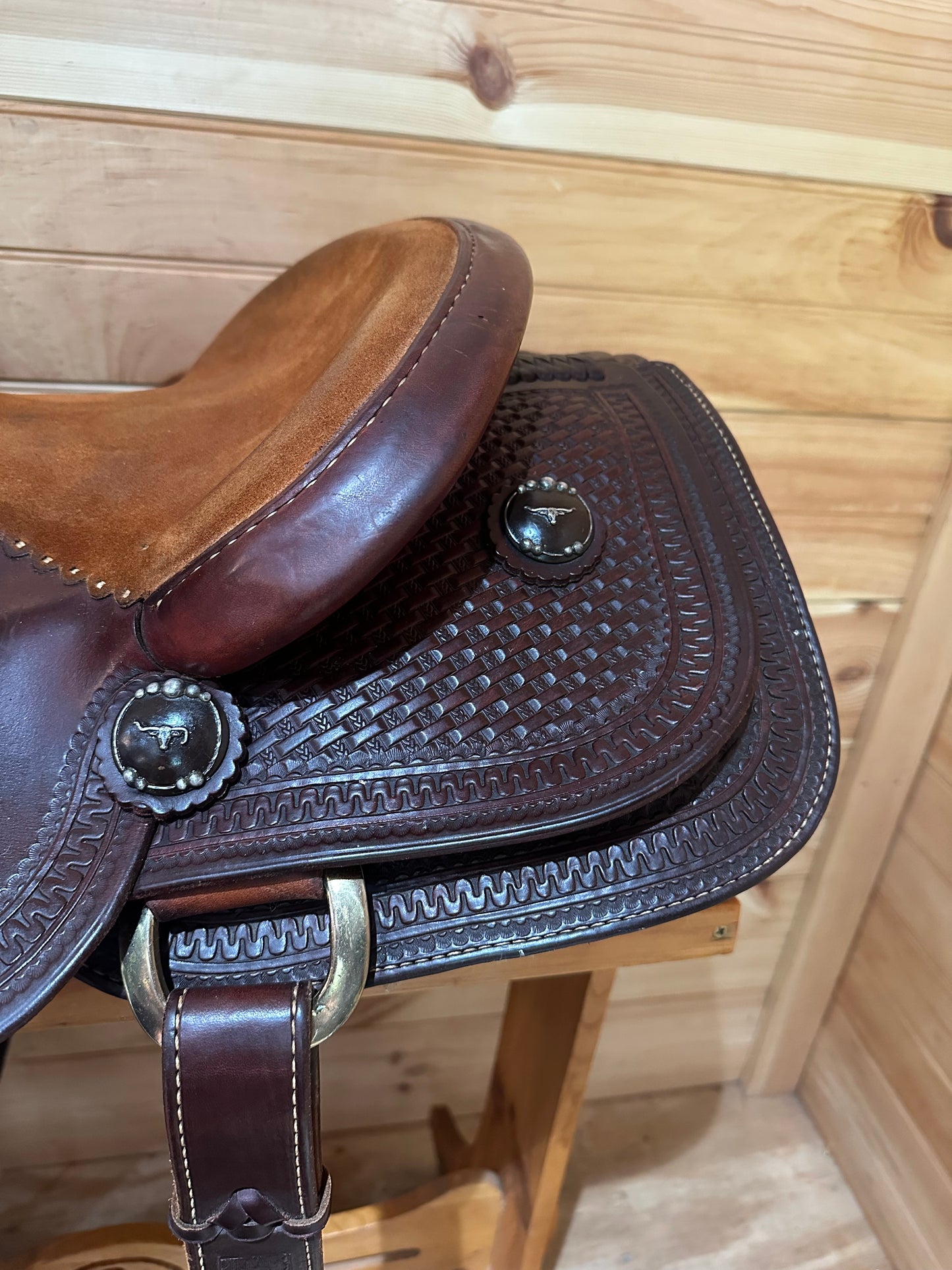 15.5” McCall Cowhorse Western Saddle Model 690 1203