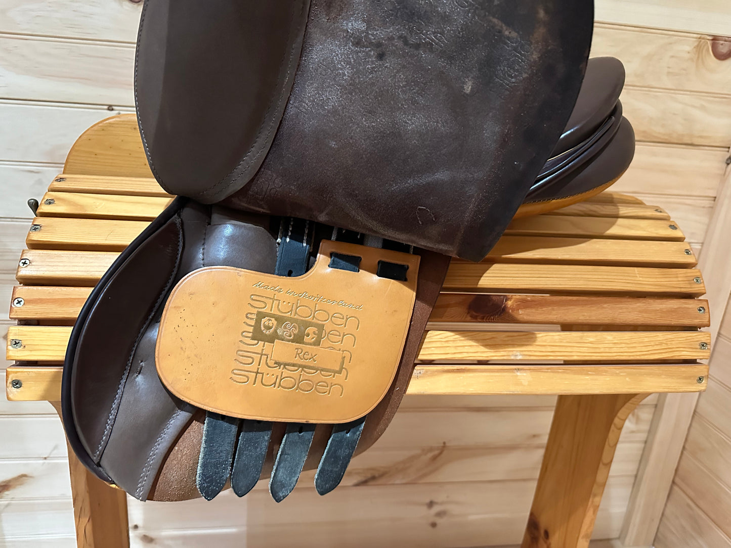 16” Stubben Rex Pony Saddle (Wide)