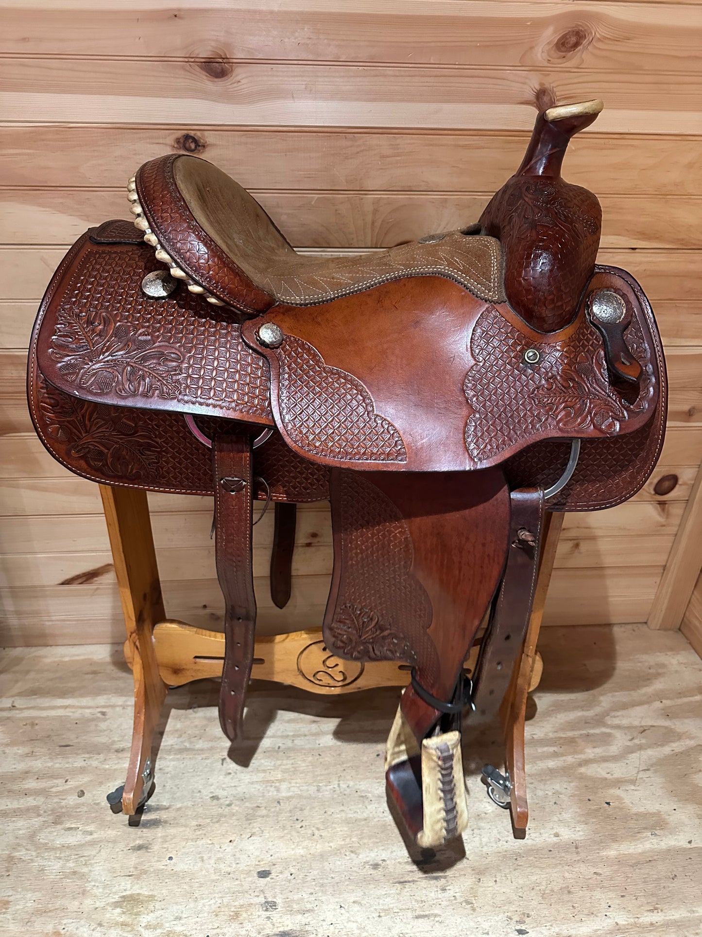 15.5” Billy Cook Matt Tyler Pro Roper Western Roping Saddle Model 997