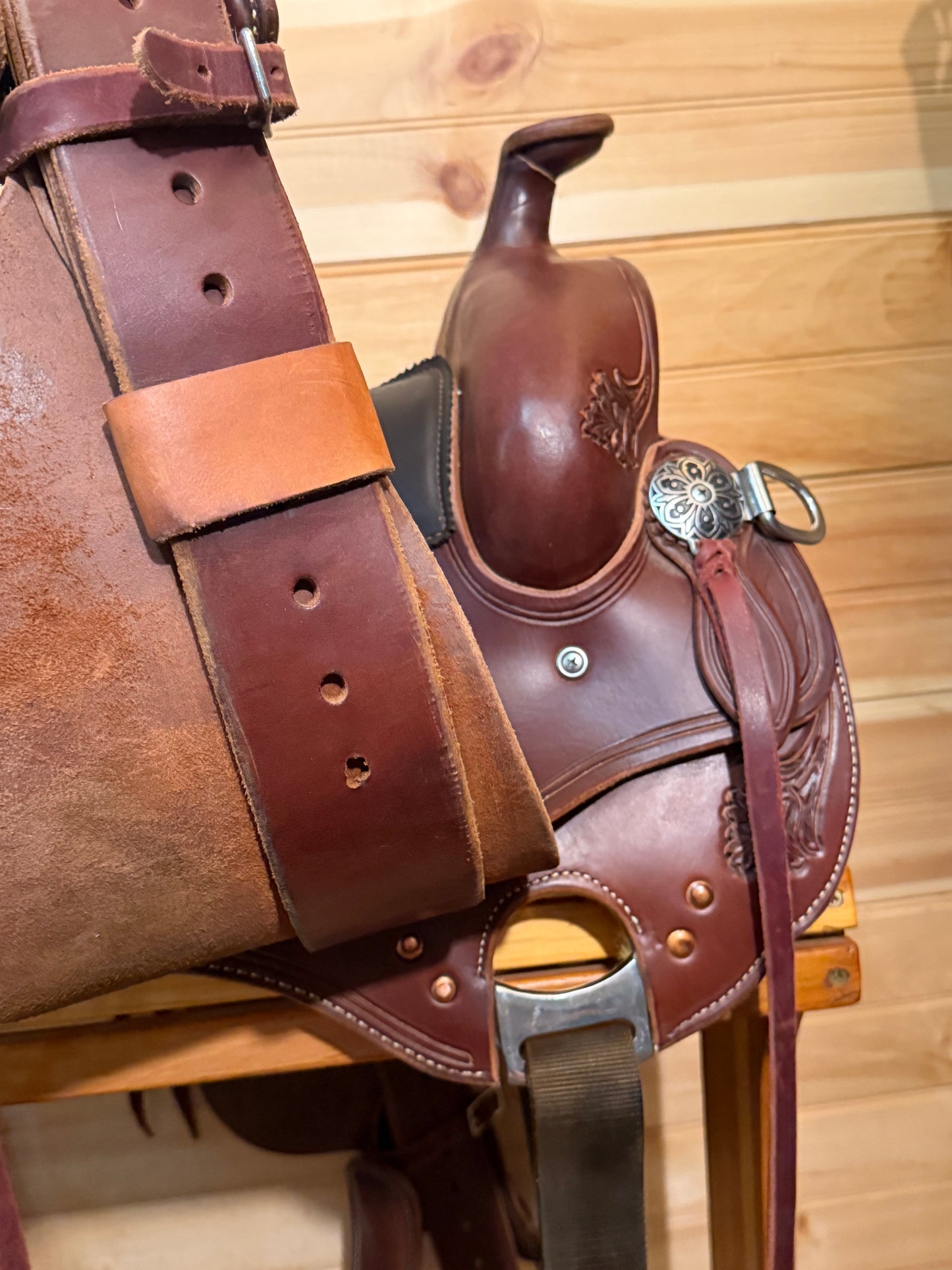 15.5” RW Bowman Will Rogers Model Western Trail Saddle