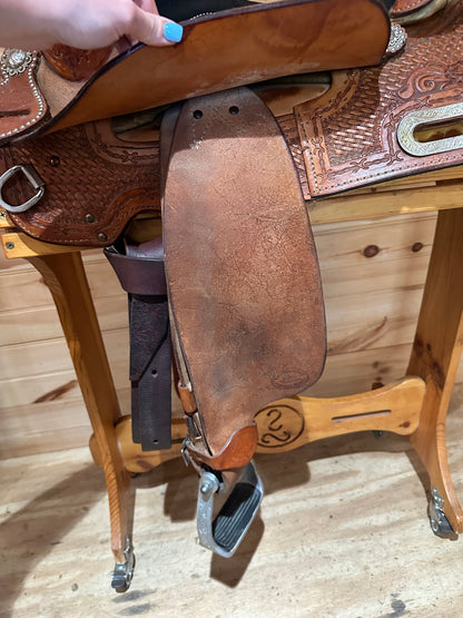 15” Hud Roberts HR Barrel Racing Western Saddle