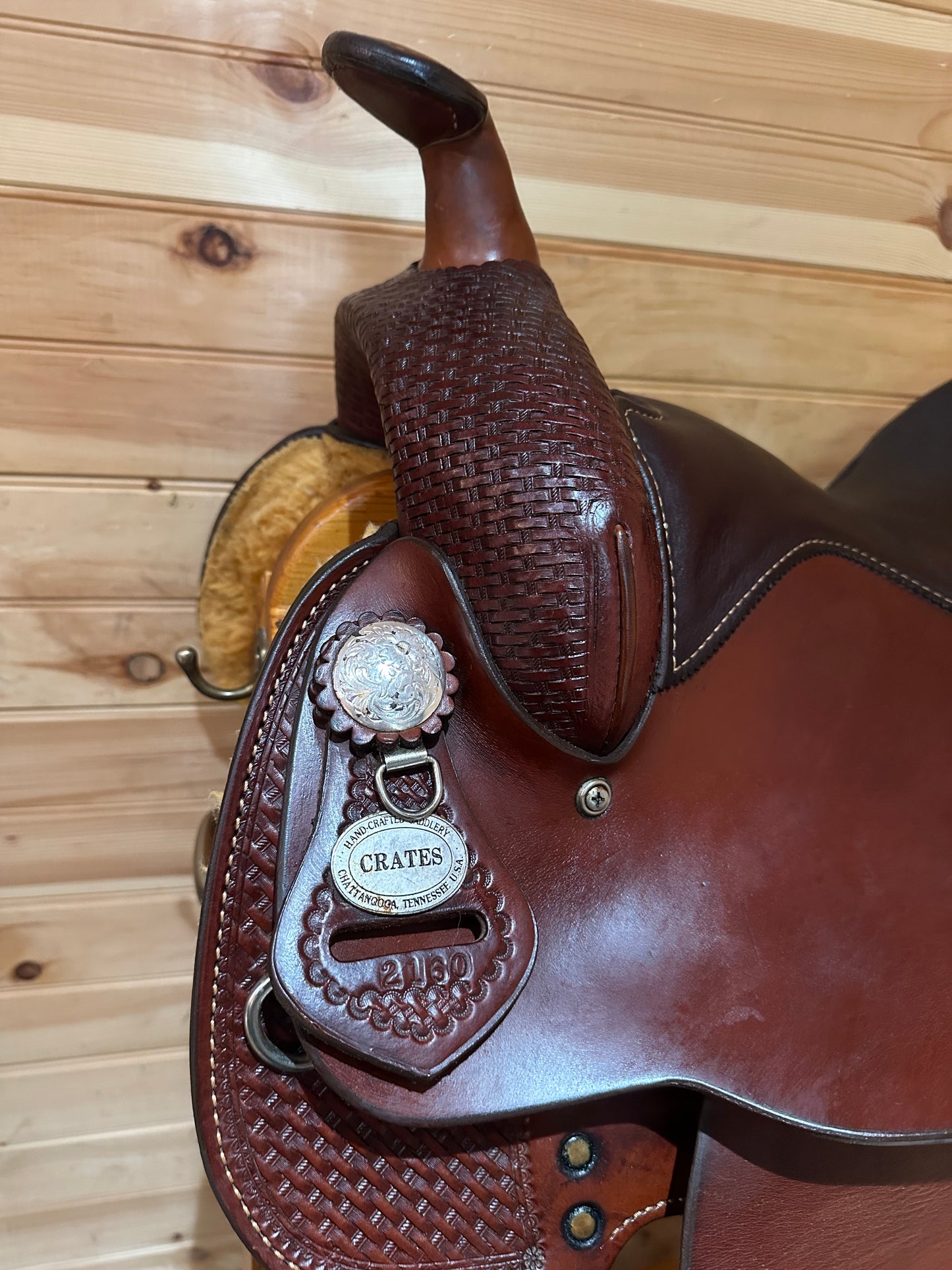 16” Crates Equi-Fit Western Trail Saddle Model 2160