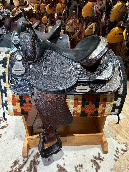 16” Silver Royal Equitation Western Show Saddle