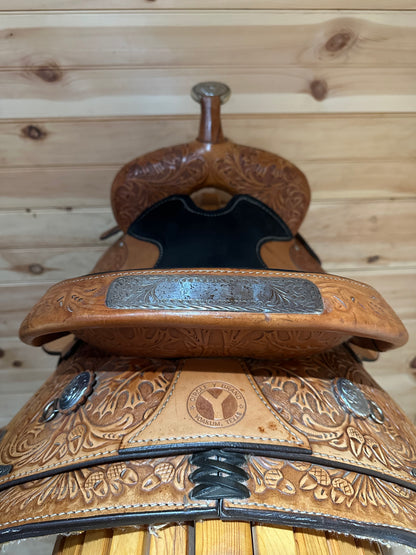 14” Circle Y Youth Western Show Saddle Model 3674
